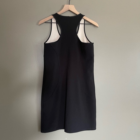 Emerson Fry Ponte Layering Dress Black‎ Racerback Size 2 LBD Classic Minimalist - Picture 14 of 16